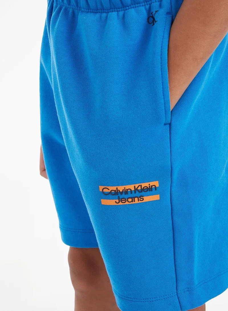 Calvin Klein Jeans Kids Mini Block Logo Shorts
