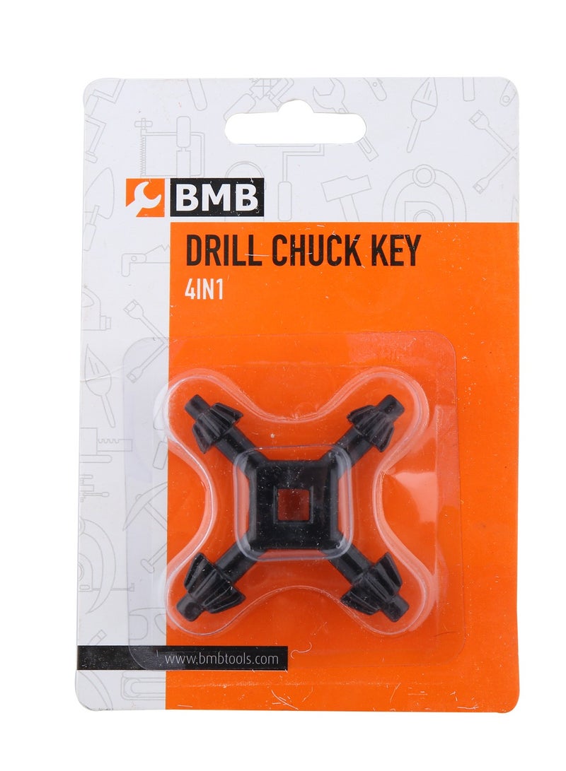 BMB tools Drill Chuck Key 4 In 1 |Electric Drill Key| Multifunctional Drill Wrench Key |Easy To Carry Mini Electric Drill Chuck - Image 3