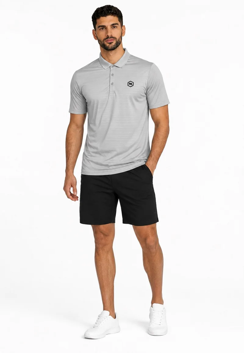 Prima Ace Light Grey Lightweight Tech Polo Ace Light Grey for Men | Best Price UAE