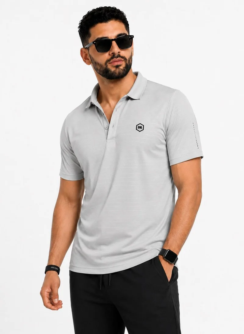 بريما إيس رجالي Polo الهواء الطلق والنشاط لاكشري Light Grey