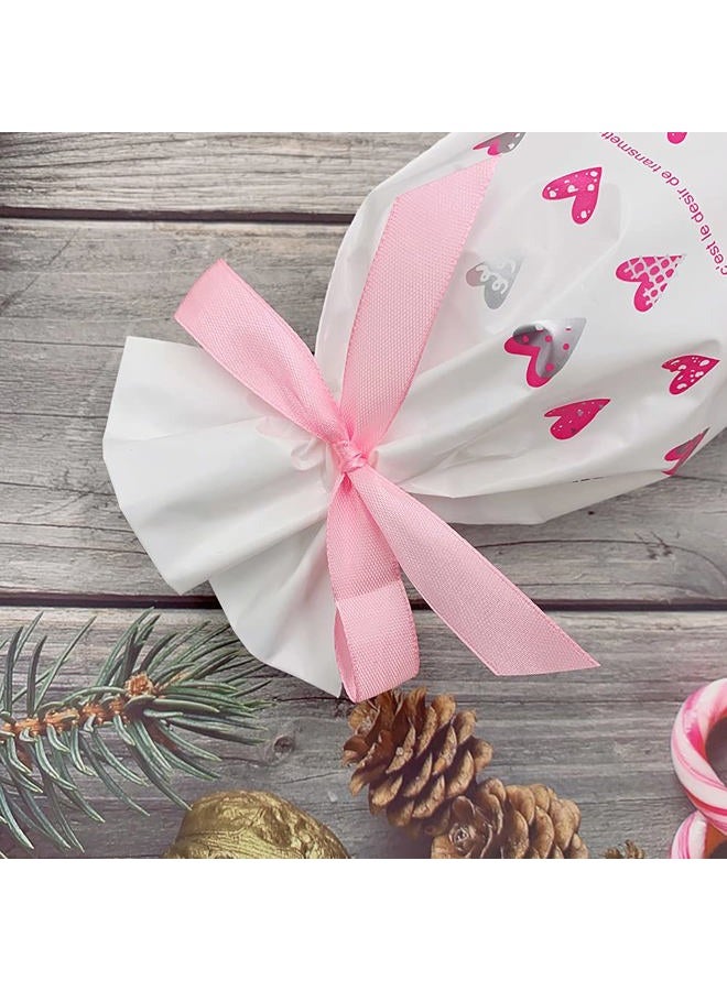 Enjonar 24pcs Treat Bags Party Favor Bags Pink Gift Bags Candy Goodies Bags Gift Wrapping Package for Birthday Party Wedding Baby Shower Bridal Shower Holiday Party - Image 4