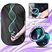 FETESNICE Y26 Professional Butterfly YoYo Dual Mode ResponsiveUnresponsive Finger Spin Yoyo for Kids Adults Competition Players Pro YoYo with 10 Strings Case GlovesBlack Green Purple - Image 4