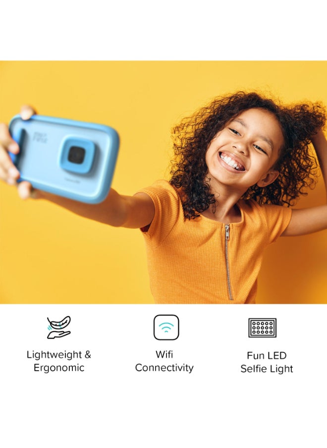 myFirst Camera 50 | AI Assisted Kids Camera, 20MP Resolution w/ Advanced Shutter Control, Selfie-Light, Wifi Connectivity, Photo & Video Editing, Child-Safety, Privacy and Parental Control - Purple  - Image 4