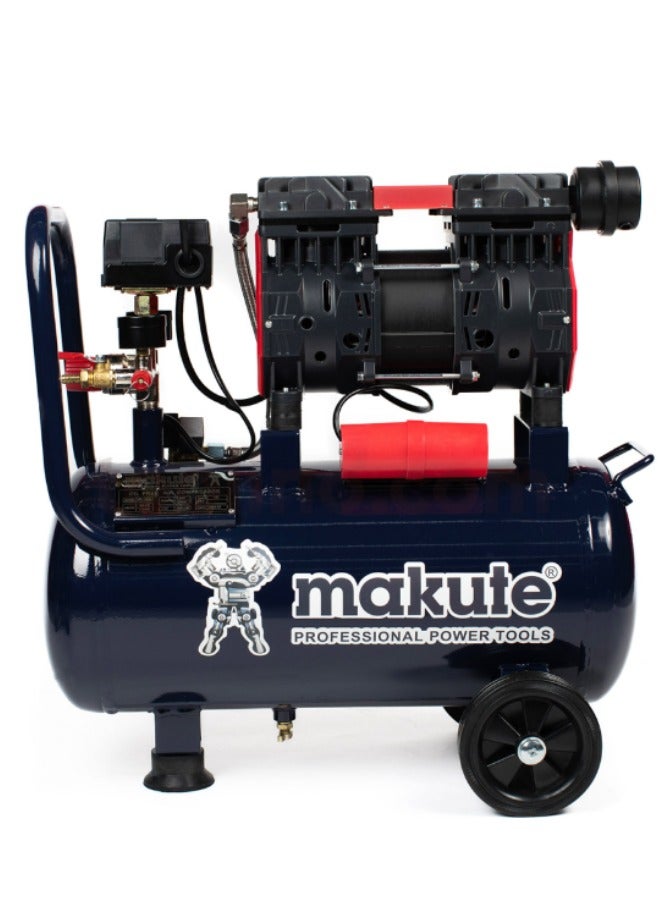 ماكيوت ضاغط هواء سعة 25 لتر بقوة 1.5 حصان لنفخ الإطارات، تشغيل الآلات، تنظيف الثلاجات، مكيفات الهواء، محركات المركبات والمزيد (MK-2825 - Image 1