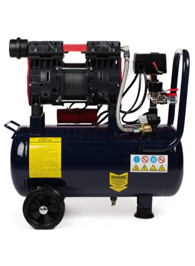 ماكيوت ضاغط هواء سعة 25 لتر بقوة 1.5 حصان لنفخ الإطارات، تشغيل الآلات، تنظيف الثلاجات، مكيفات الهواء، محركات المركبات والمزيد (MK-2825 - Image 2