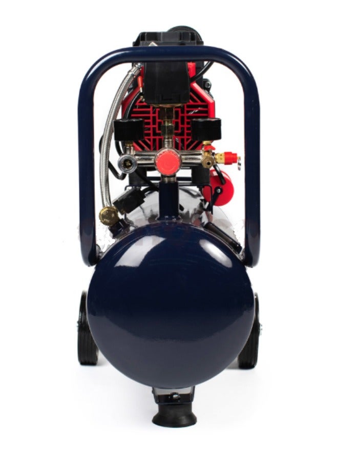 ماكيوت ضاغط هواء سعة 25 لتر بقوة 1.5 حصان لنفخ الإطارات، تشغيل الآلات، تنظيف الثلاجات، مكيفات الهواء، محركات المركبات والمزيد (MK-2825 - Image 4