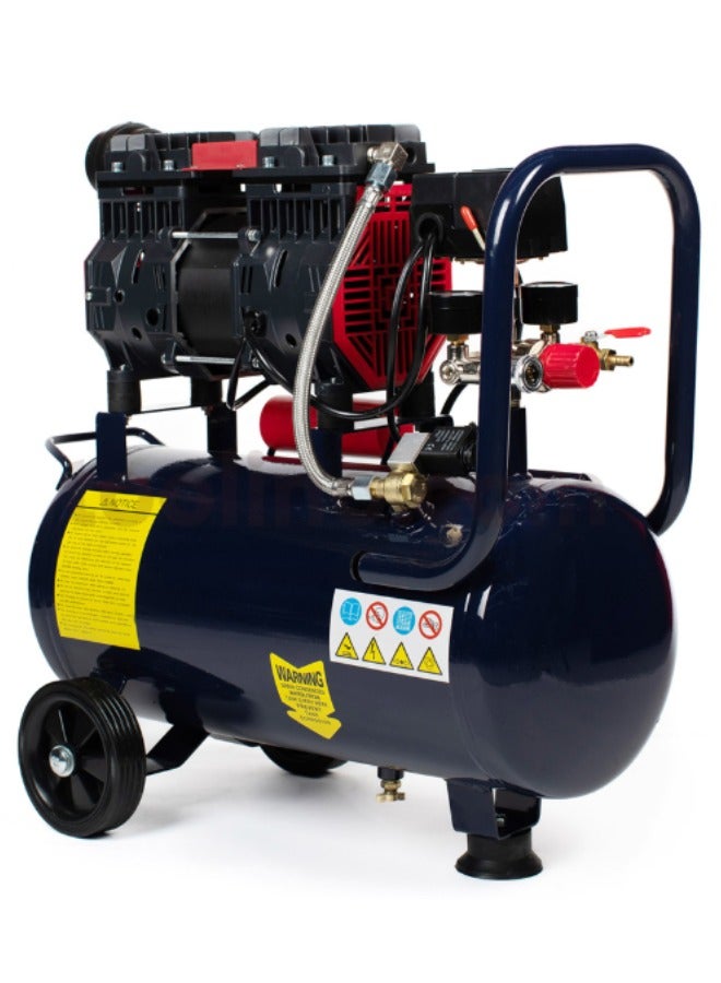 ماكيوت ضاغط هواء سعة 25 لتر بقوة 1.5 حصان لنفخ الإطارات، تشغيل الآلات، تنظيف الثلاجات، مكيفات الهواء، محركات المركبات والمزيد (MK-2825 - Image 3