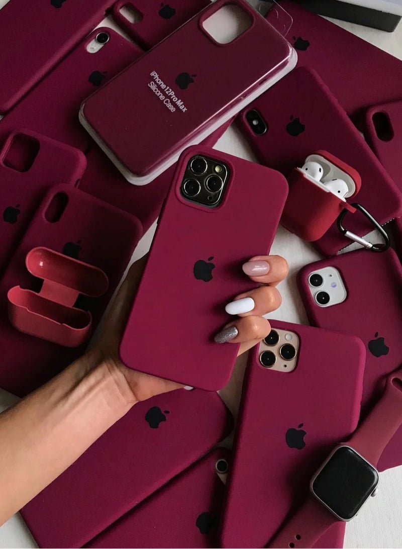 iPhone 16 Pro Max Silicone Case plum, Camera Control , Shockproof Thin Cover, Resists  Scratches,  Phone Case for iPhone 16 Pro Max Silicone Case plum  - Image 2