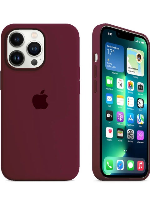 iPhone 16 Pro Max Silicone Case plum, Camera Control , Shockproof Thin Cover, Resists  Scratches,  Phone Case for iPhone 16 Pro Max Silicone Case plum