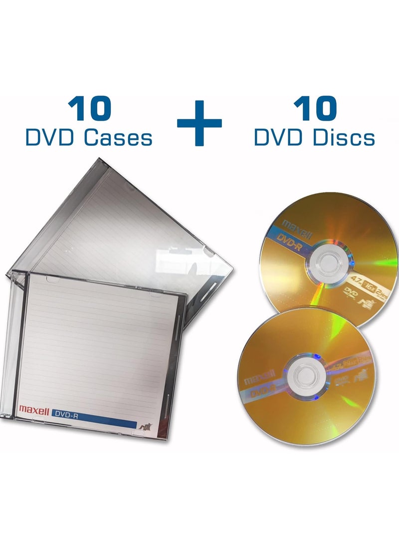 Maxell Maxell 638004 4.7Gb Dvd-R 10Mm Jewel case  - Image 2
