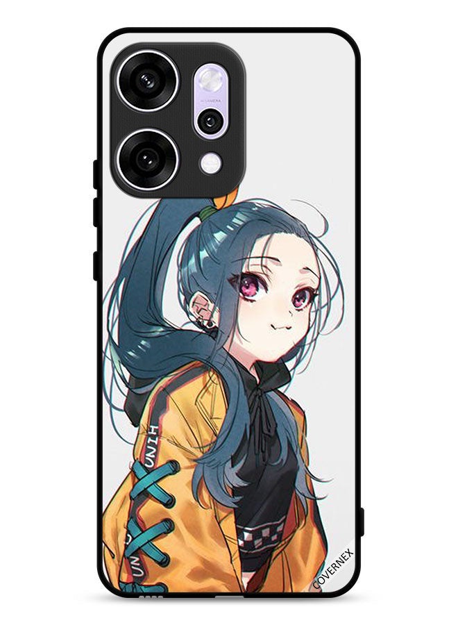 Covernex Oppo Reno14 Pro Protective Case Cover Cute Girl Feeling Cold - Image 1
