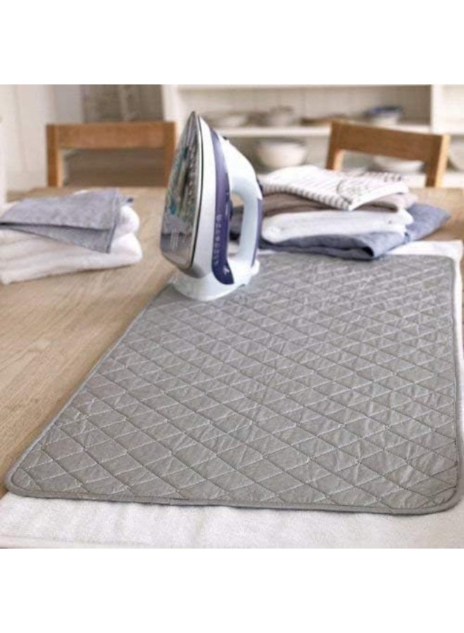 Milcraft Magnetic Ironing Mat Blanket Iron Board Alternative Cover Quilted Washer Dryer Heat Resistant PadPortable CoverMat Grey 33X 18 Iron Anywhere  - Image 2