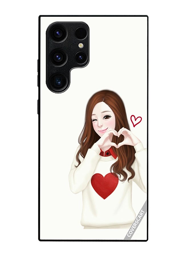 Protective Case Cover For Samsung Galaxy S22 Ultra 5G Lucy Design Multicolour