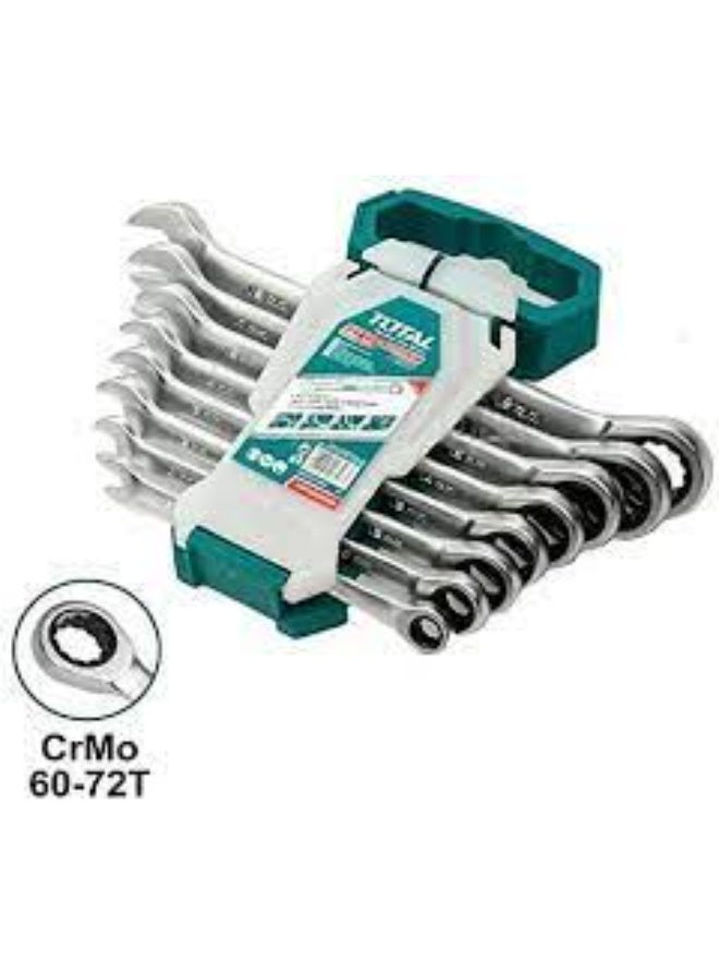 TOTAL System Serrated Open-End Wrench Set - Image 1