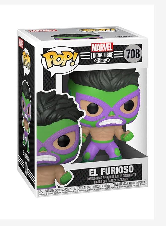 Funko Pop! Marvel: Luchadores - Hulk Vinyl Figure - Image 3