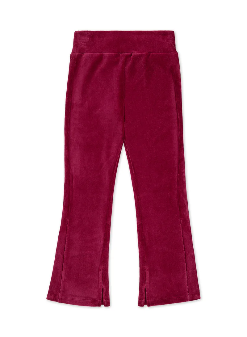 كونفرس Youth Ribbed Velour Flared Leggings