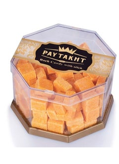 Paytakht Crystal Saffron Sugar Cube, Iranian Saffron Sugar Cubes,  Used Milk or Tea,  Persian Sugar Cubes for Home Kitchen and Restaurants, Brown sugar for tea and Coffee,  Organic Sugar Cubes