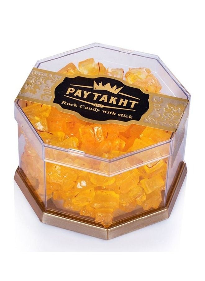 PAYTAKHT - Paytakht Crystal Saffron Sugar Cube, Iranian Saffron Sugar Cubes,  Used Milk or Tea,  Persian Sugar Cubes for Home Kitchen and Restaurants, Brown sugar for tea and Coffee,  Organic Sugar Cubes - Image 1