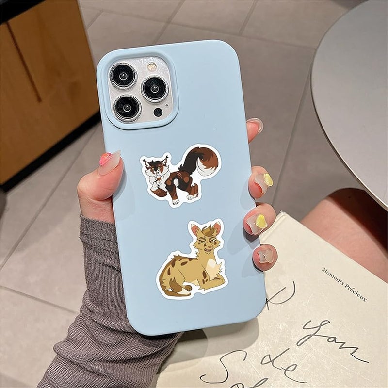 LHST 60Pcs Warrior Cats Stickers for Kids Animal Stickers Cute Gifts for Girls Boys - Waterproof Vinyl Sticker for Kids Waterbottle Laptop Guitar Classroom Prizes for Elementary Students (Warrior Cats) - Image 5