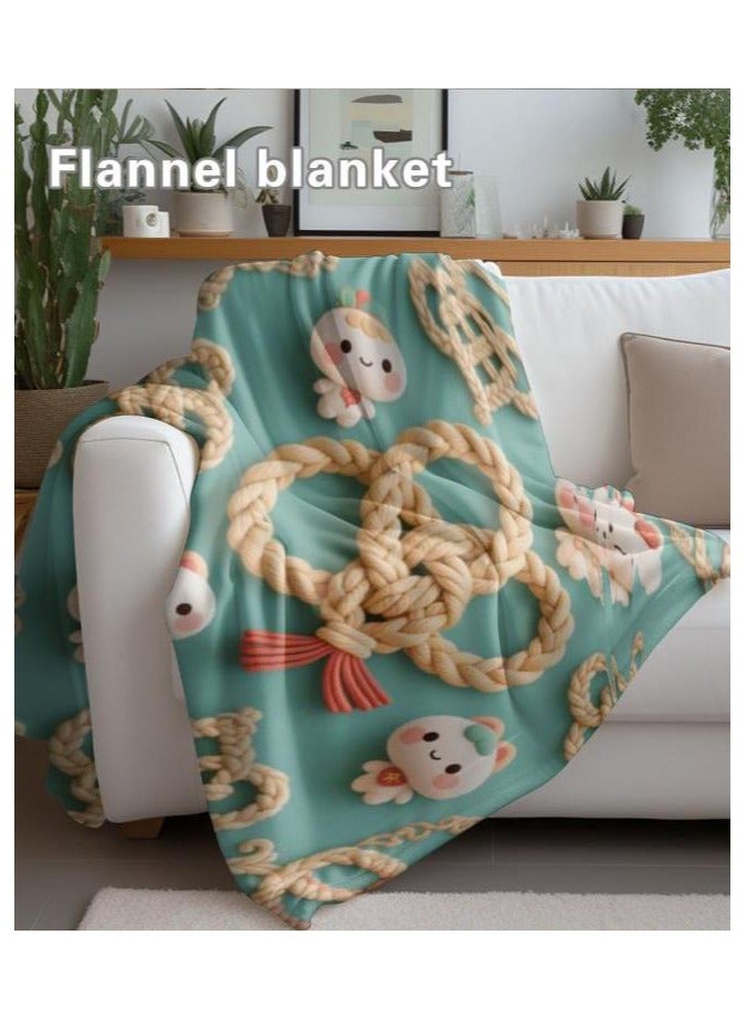 general Children's or student cartoon flannel thin blanket (warm and comfortable, suitable for sleep, games) 100cm*150cm - Image 5