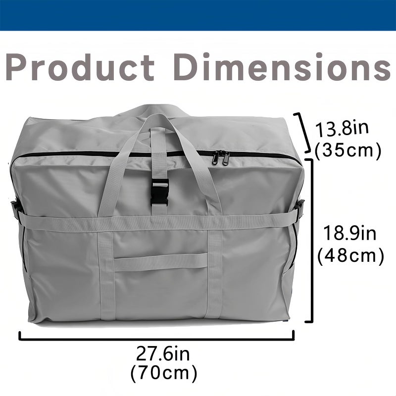 Arxus Large Duffel Bag, 120L Waterproof Carry on Weekend Overnight Storage Bag over Luggage for Airline, Travel, Camping, Moving - Image 5