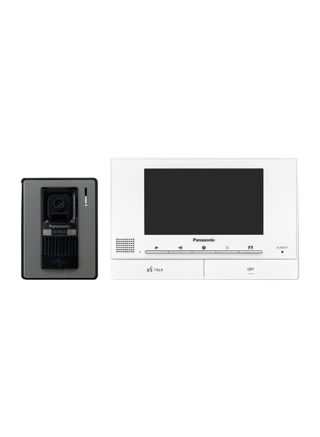 Video Intercom System White/Black
