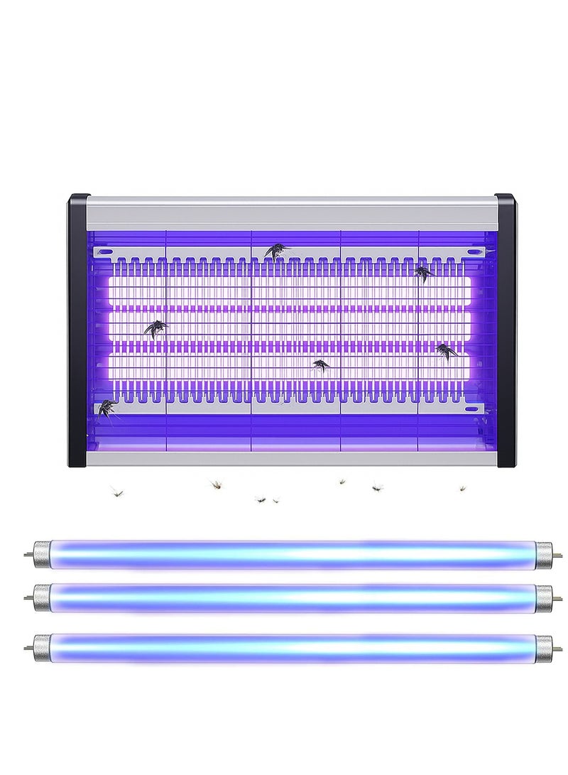 Y&D Electric Bug Zapper Indoor Outdoor 30W, Bug Zapper Mosquito Killer with Removable Tray UV Light Powerful Double Tube Insect Killer Fly Pest Traps for Patio Home Bedroom Yard - Image 1
