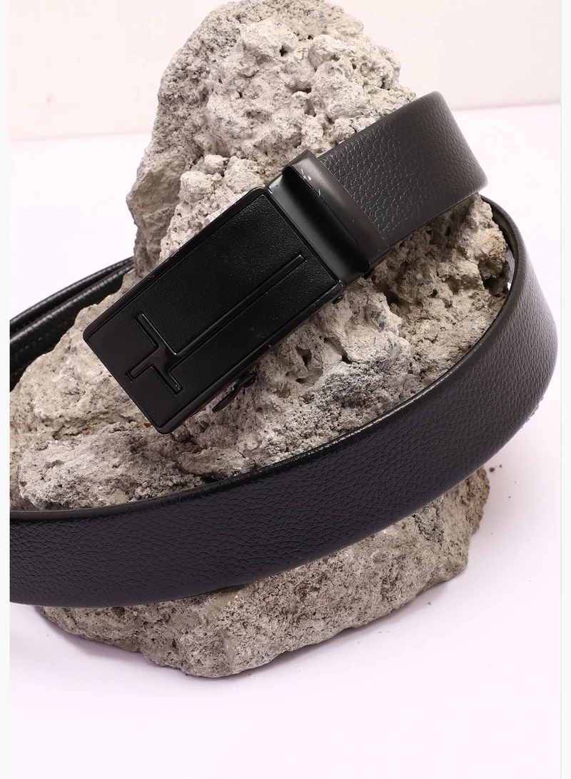 French Accent Casual Solid PU Leather Waist Belt For Men