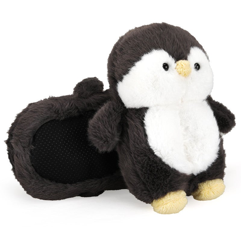 Lucky Kids Funny Cartoon Plush Slippers for Adults – Warm Fleece Memory Foam Indoor Shoes, Soft Cozy House Slippers with Non-Slip Sole for  Women - Image 1