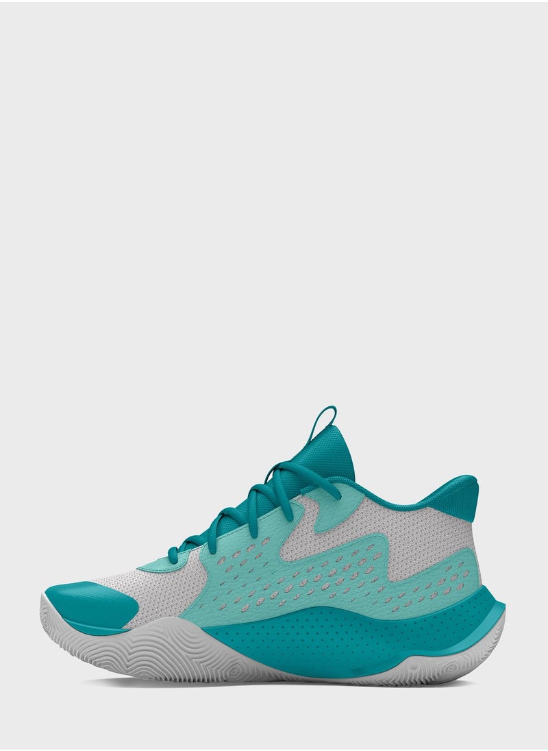 UNDER ARMOUR - Unisex Grade School Jet '23 Sneakers - Image 1