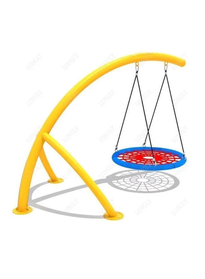 MYTS Mega UFO Kids Swing Saucer | Outdoor Metal Swing Set for Kids | Heavy-Duty Weather-Resistant Garden Swing | 260 × 160 × 185 cm - Image 1