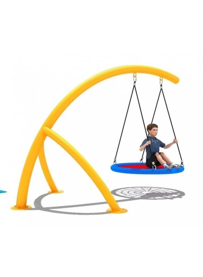MYTS Mega UFO Kids Swing Saucer | Outdoor Metal Swing Set for Kids | Heavy-Duty Weather-Resistant Garden Swing | 260 × 160 × 185 cm - Image 2