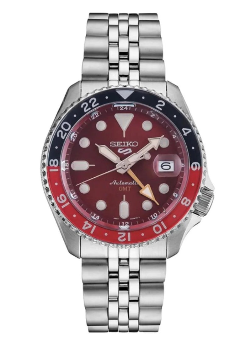 Seiko 5 Sports Limited Edition GMT SSK031K1 Men’s Watch, Red & Black Bezel 42.5mm Case 100M WR Automatic  - Image 2