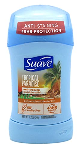 Suave Deodorant 12 Ounce 48Hr Tropical Paradise Invisible Pack of 2 - Image 1