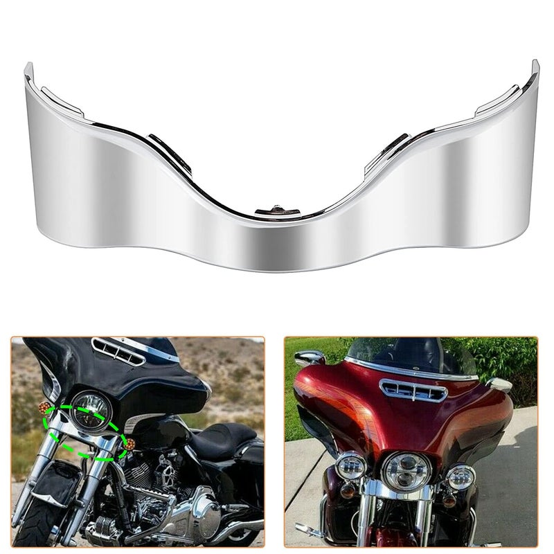 XMMT ABS Outer Fairing Lower Trim Skirt Fit for Harley Touring Electra Street Glide Ultra Limited FLHX FHLT FLH 20142023 Chrome