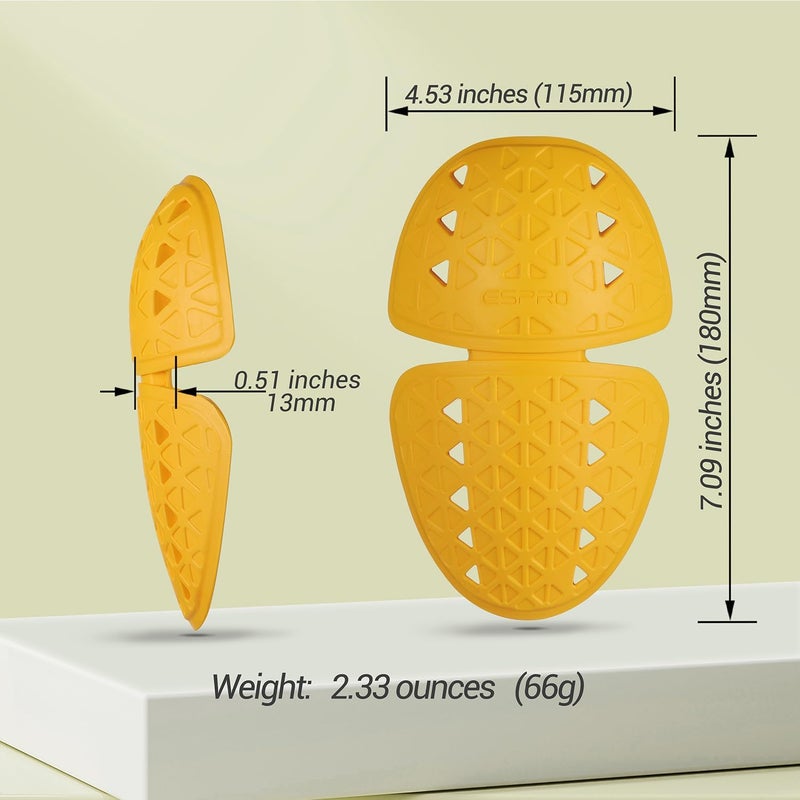 surlim Motorcycle Armor Insert Pads CE Level 2 Motorcycle Protector CE Armor for Motorcycle Jackets Pants (LAS-Shoulder Slim[CE Level 2]) - Image 2