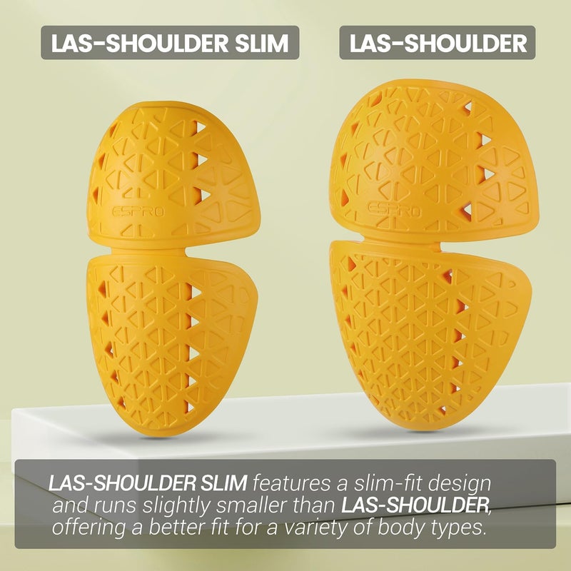 surlim Motorcycle Armor Insert Pads CE Level 2 Motorcycle Protector CE Armor for Motorcycle Jackets Pants (LAS-Shoulder Slim[CE Level 2]) - Image 3