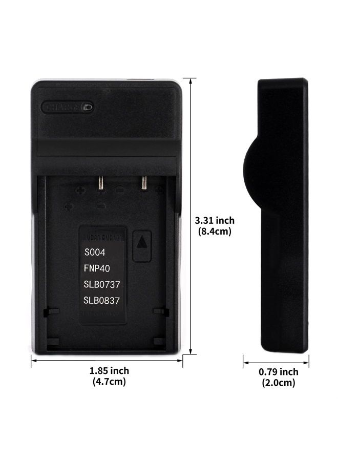 Norifon شاحن USB SLB-0737 لكاميرات سامسونج ديجيمكس i5، ديجيمكس L50، ديجيمكس L60، ديجيمكس L80، i70، L700، L73، NV3، NV5، NV7، NV7 OPS والمزيد - Image 2