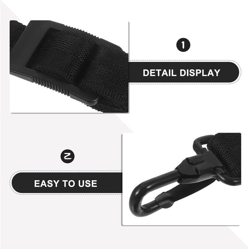 Adjustable Saxophone Shoulder Neck Strap with Padded Lightweight Belt for Alto Tenor and Soprano Saxophones for Practice and Performance - Image 3