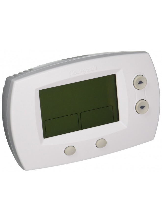 Honeywell Honeywell TH5220D1029 Focuspro 5000 Non-Programmable 2 Heat and 2 Cooling Thermostat, Large Screen, Multicolored  - Image 1
