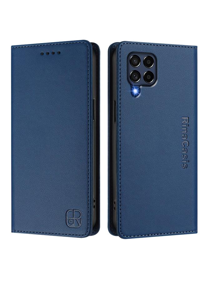 اس-توب جراب لهاتف Samsung Galaxy M53 5G RC01 جراب هاتف جلدي مزدوج الطي مزود بخاصية الشفط المغناطيسي بتقنية RFID - Image 2