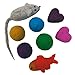 Mokoboho Toys for Cats and Kittens 100 Wool Felt Handmade in Nepal 8 Assorted - Image 3