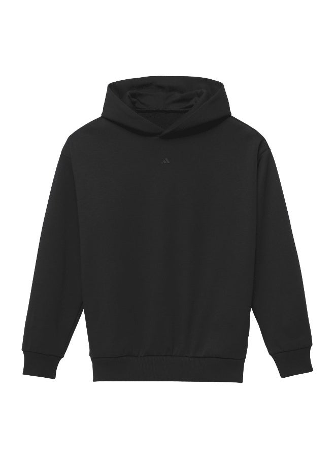 Adidas Adidas One Fl Hoody Black Basketball Sweatshirts For Unisex Xs  - Image 1