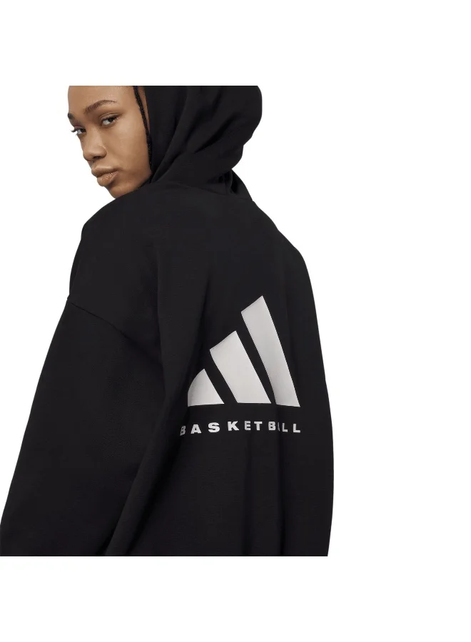 adidas Originals One Fl Hoody Black Basketball Sweatshirts For Unisex Xs