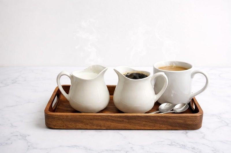 Mirakii 125 ml Set of 2 Bone China Sauce Boat or Tea or Gravy Pot or Creamer Milk Pot Microwave and Dishwasher Safe (Mirakii Small 2) - Image 3