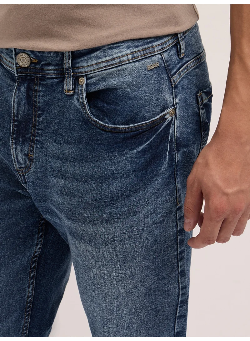 THE BEAR HOUSE Men’s Jeans Casual Stylish Everyday Denim for Work, Travel, Outings, Versatile Bottom Wear Suitable for All Occasions and Seasons