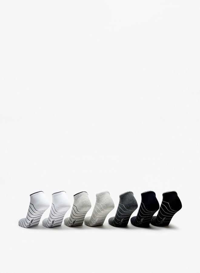 لي كوبر جوارب بطول الكاحل مخططة - مجموعة من  قطع - Image 3