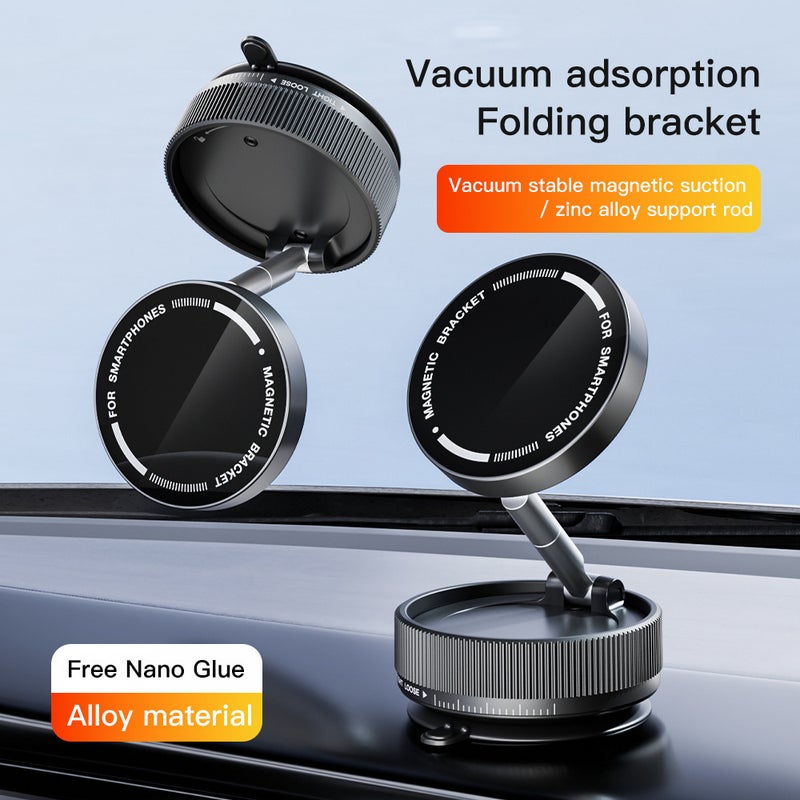 2026 New Car Metal Phone Holder - Vacuum Suction Mount for  Navigation - Image 2