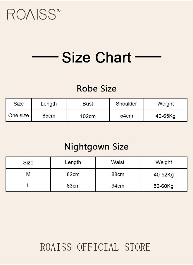 2-Piece Set of Women Pajamas with V-Neck Design Women Home Wear Set Same Color Outer Robe and Lace Element Nightgown - pzsku/ZE879AA68A3F88FAE1C99Z/45/_/1699610270/d63b162f-5d12-497e-82c5-fcbb2993aa89