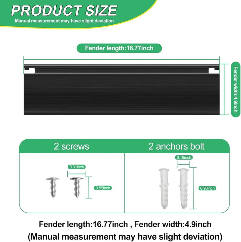 Rvanv 127-0724 Trailing Shield Flap w/Screws for Toro 21" Walk Lawn Mower and Recycler Lawn Mower Models 10730, 17732, 17736, 10732, 10734, 17730, 10738, 17734 - Image 2